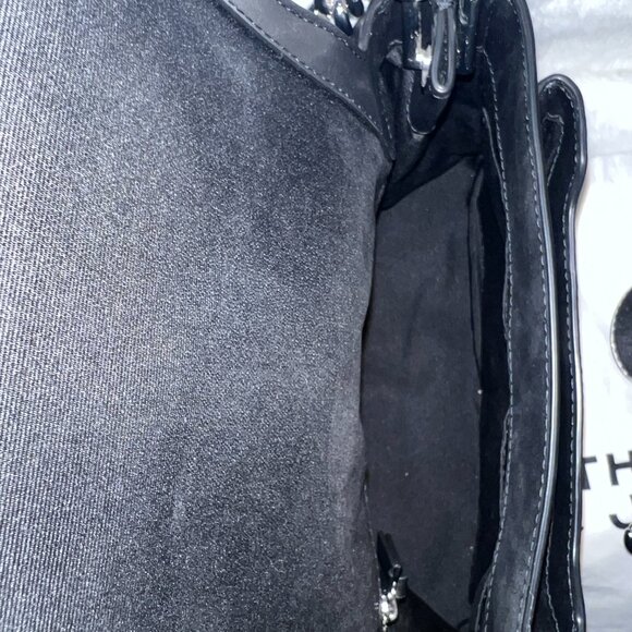 Marc Jacobs The Large J Marc Chain Satchel | Black with Silver Hardware (RARE) - Picture 3 of 3